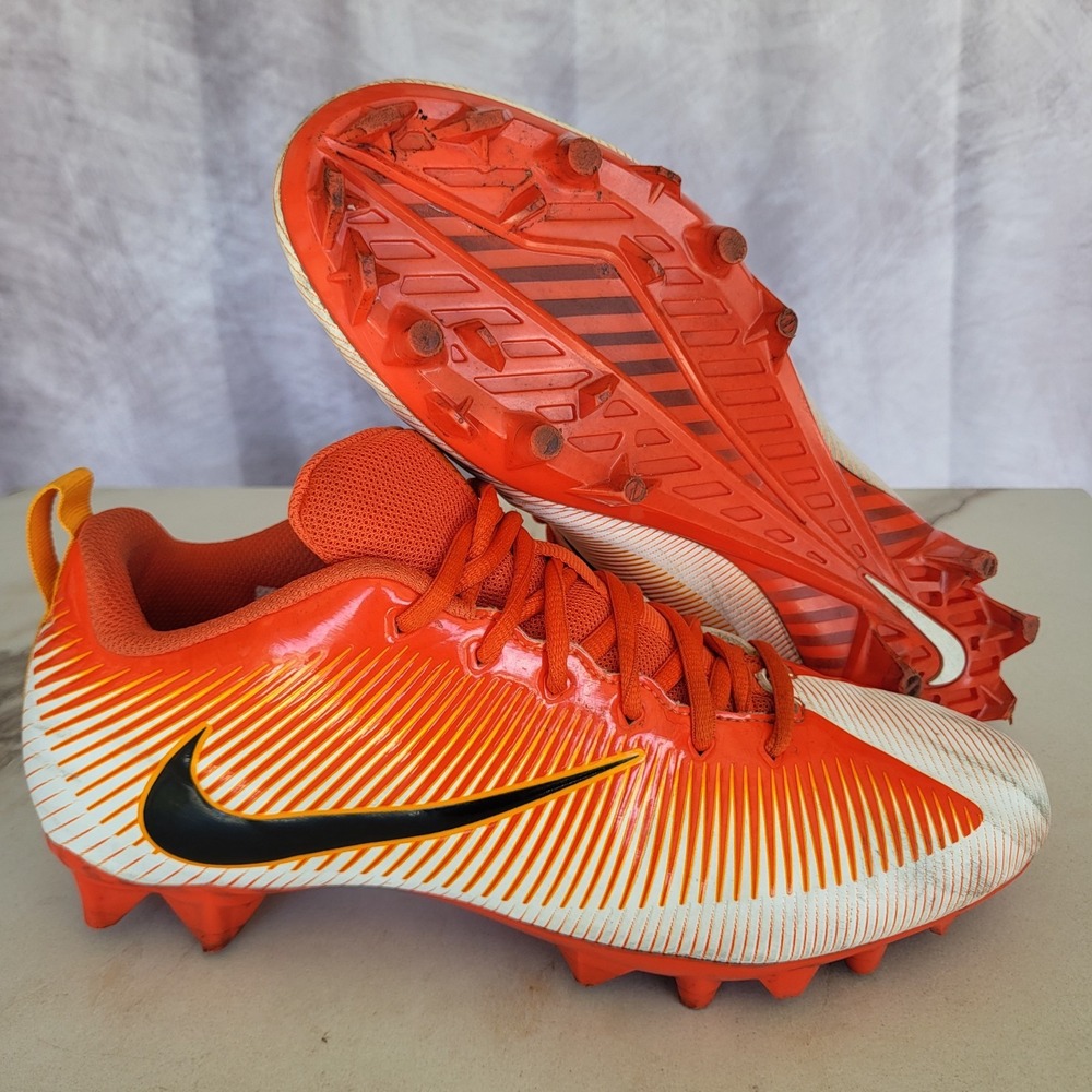 Nike Vapor Strike 5 TD Football Cleats Mens Size 10.5 Orange White